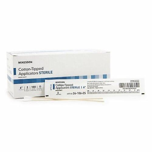 McKesson Swabstick bomullsspets träaxel 6 tum steril 2-pack, antal 1000 (förpackning med 1) on Productcaster.