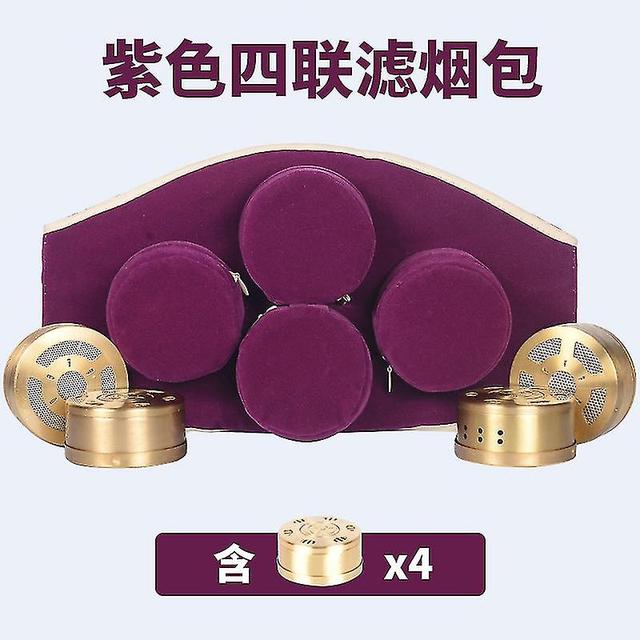 Unitoney Cn Herb Box Portable Moxibustion Tissu D’épaississement sans fumée Multifonction Moxibustion Quadruple Moxibustion Vêtement Purple on Productcaster.