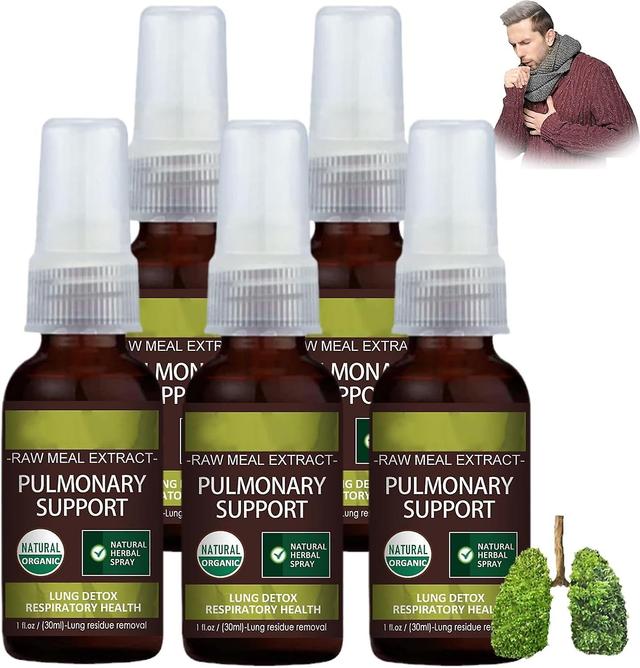 Lisade Breath Detox Herbal Lung Cleansing Spray, 30ml Lung Health Supplement, Reinigen & Ademen, Reinigt Longen Van Afvalstoffen En Slijm 5pcs on Productcaster.