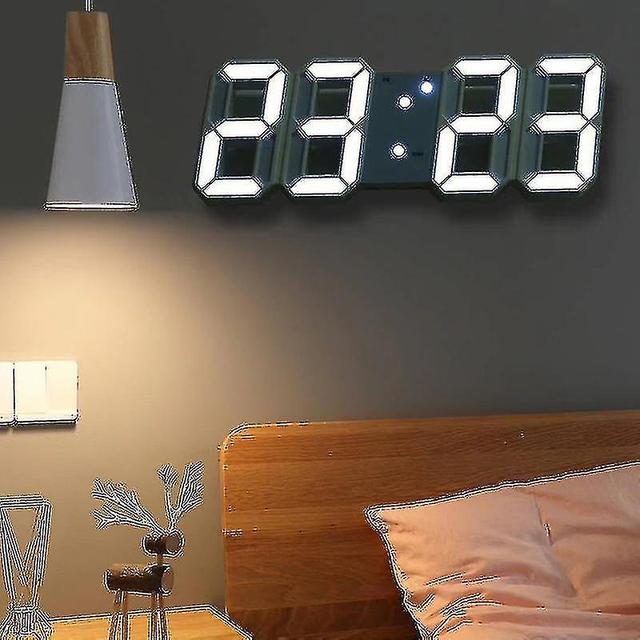 3d Led Digital Large Wall Clock on Productcaster.