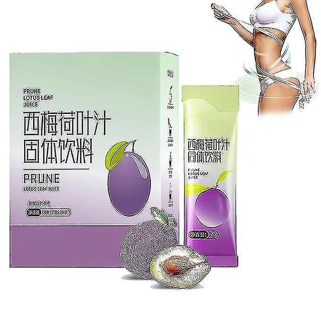 Prune Lotus Leaf Juice,prune Juice Organic,prune Lotus Leaf Juice For Big Belly And Fat People, Promote Body Metabolism-Yvan 1 box-20pcs on Productcaster.