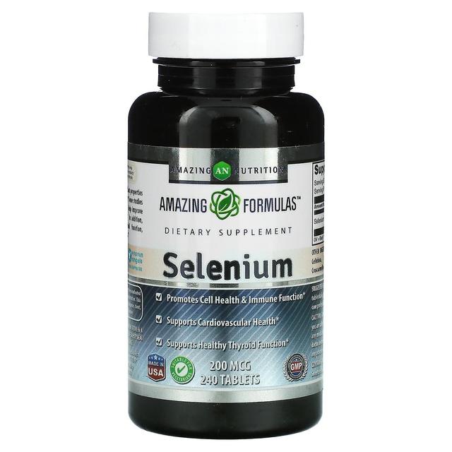 amazing nutrition Fantastisk ernæring, selen, 200 mcg, 240 tabletter on Productcaster.