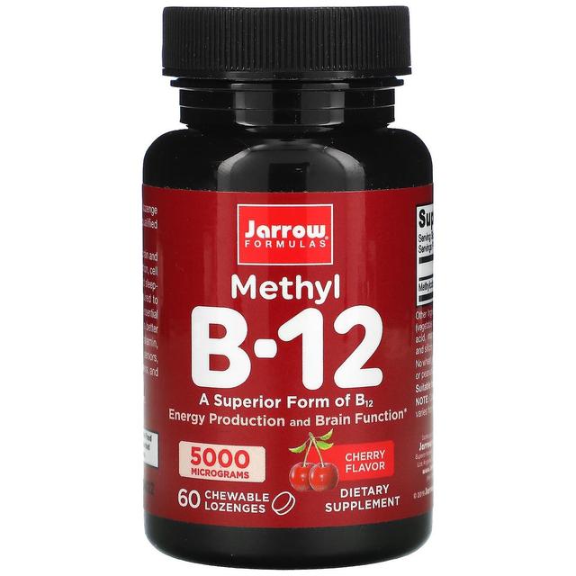 Jarrow Formulas, Methyl B-12, Kirschgeschmack, 5.000 mcg, 60 Kautabletten on Productcaster.