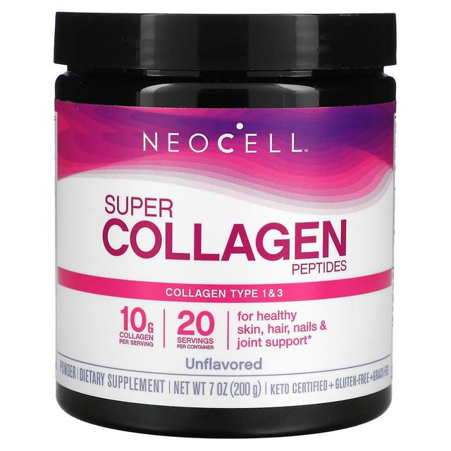 NeoCell, Super kollagenpeptider, ikke-aromatiseret, 7 oz (200 g) on Productcaster.