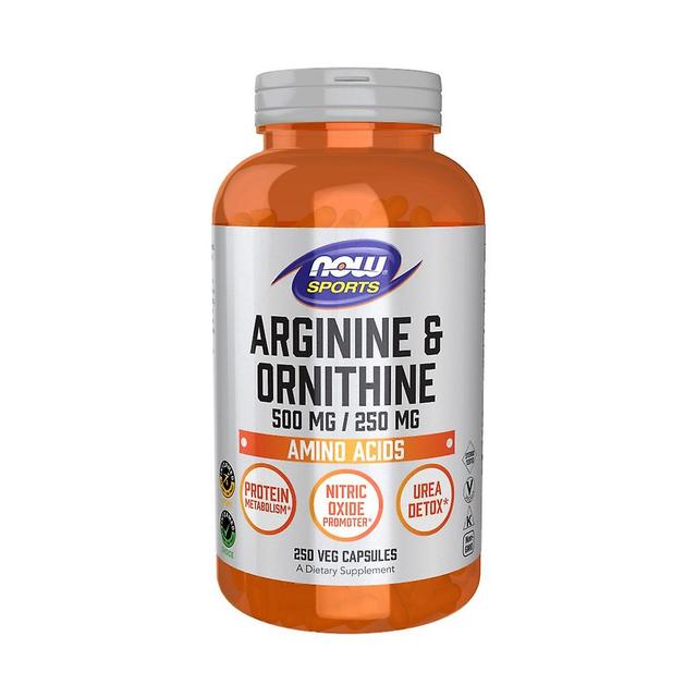 NOW Foods Arginine 500 MG Ornityne 250 MG BI4655 on Productcaster.