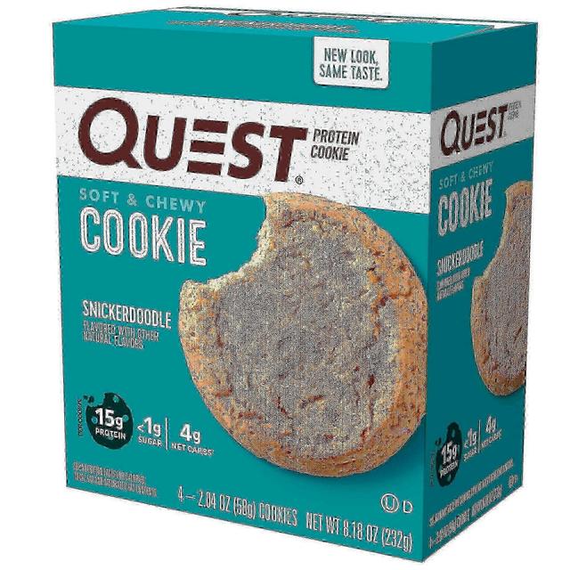 Quest Nutrition Quest protein cookie pack, snickerdoodle, 4 ea on Productcaster.