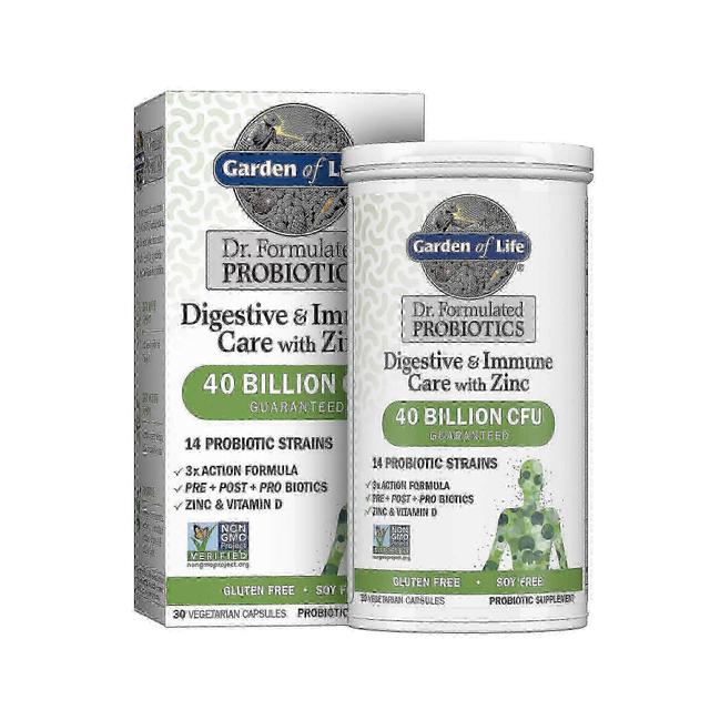 Garden of life dr. formulated probiotics, digestive & immune care with zinc, capsules, 30 ea on Productcaster.