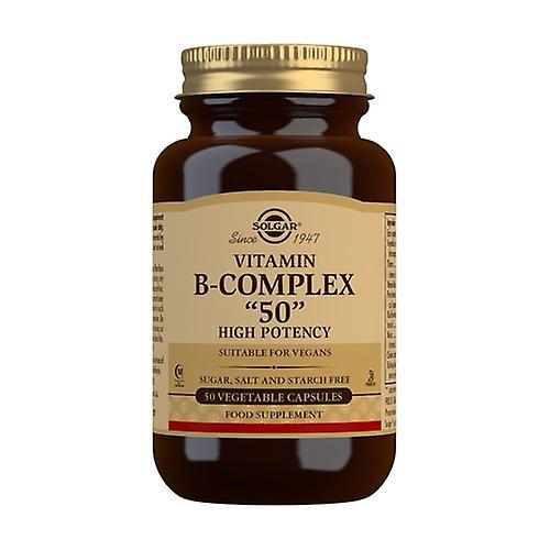 Solgar Vitamin B Complex 50 50 vegetable capsules on Productcaster.