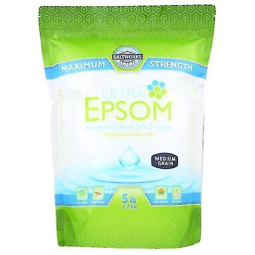 SaltWorks Premium Epsom Salt Medium, 5 Lb (Pacote de 4) on Productcaster.