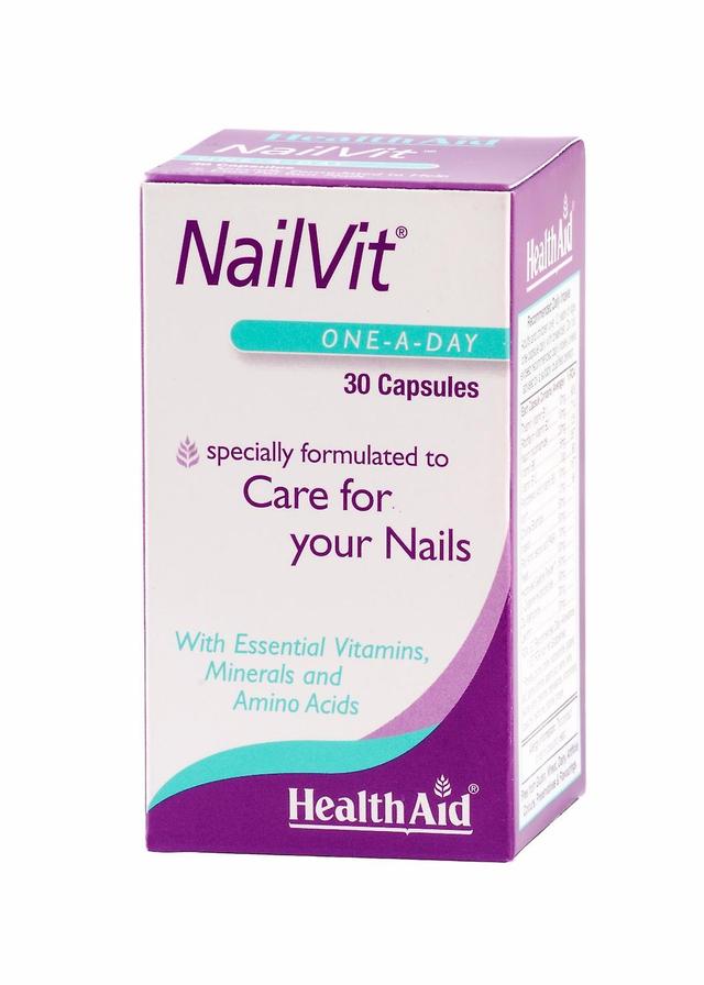 Health Aid NailVit (B Vitamins, Gelatine, PABA ++), 30 Capsules on Productcaster.