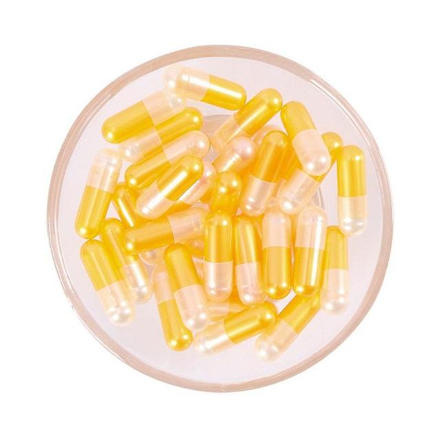 DeliaWinterfel Standard Colorful Empty Capsules Empty Gelatin Clear Yellow A on Productcaster.