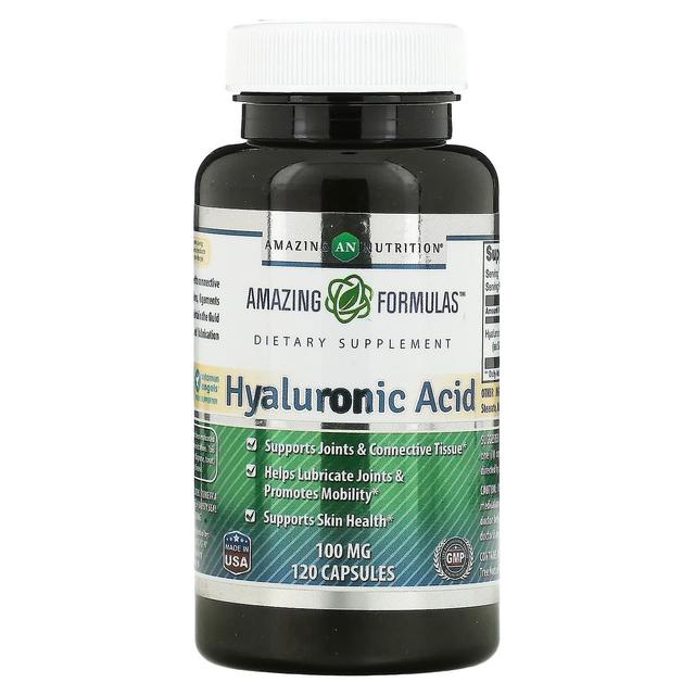 Amazing Nutrition, Hyaluronic Acid, 100 mg, 120 Capsules on Productcaster.