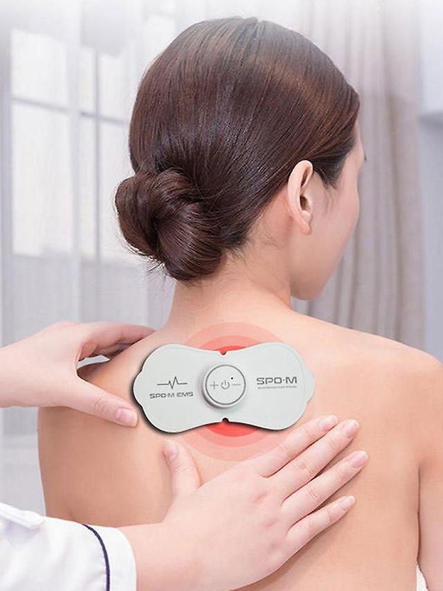 Muscle Relief Pain Gel Pads Massage Stickers Usb Stimulator blue on Productcaster.