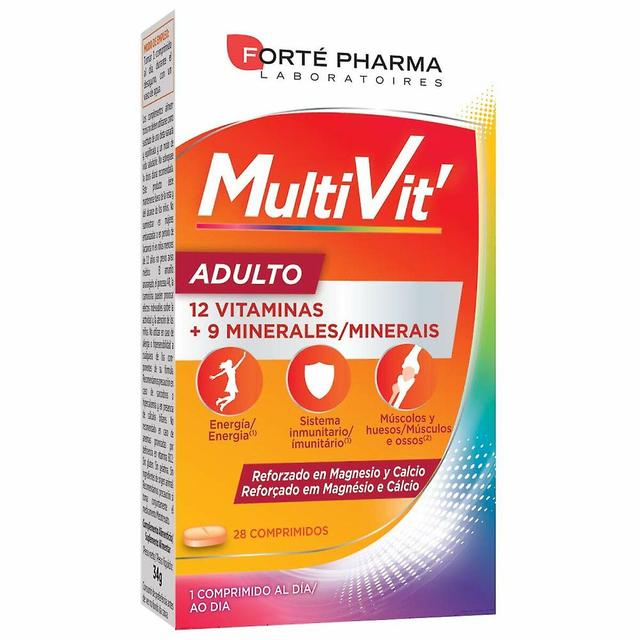 Food Supplement FortÃ Pharma Multivit 28 Units on Productcaster.