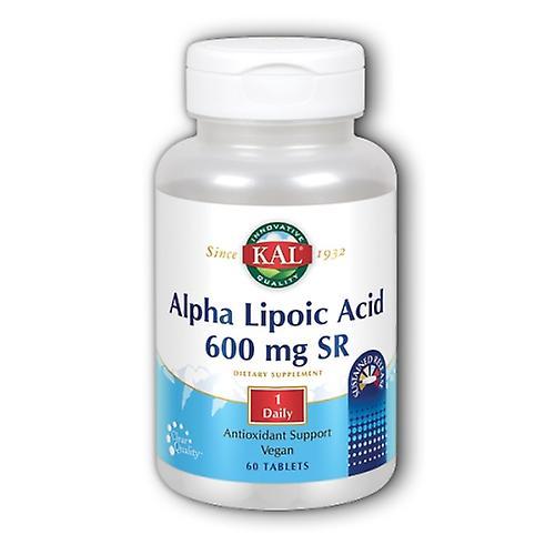 Kal Alpha-Liponsäure mit verzögerter Freisetzung, 60 Tabletten (Packung mit 6 Stück) on Productcaster.