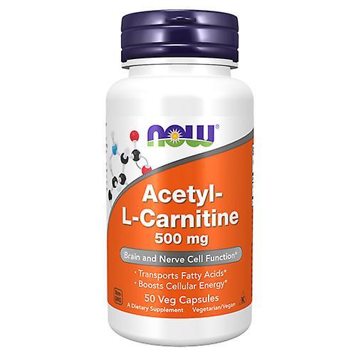 Now Foods Acetyl-L Carnitine,500 mg,50 Caps (Pack of 4) on Productcaster.