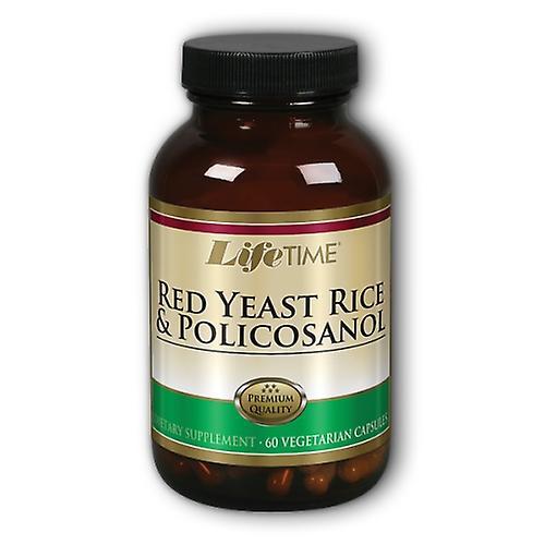 LifeTime Vitamins Life Time Nutritional Specialties Red Yeast Rice,1200 mg/25 mg,Policosanol 60 vcaps (Pack of 4) on Productcaster.