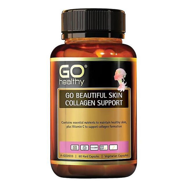 Go Healthy [authorized Sales Agent] Go Healthy Go Beautiful Skin Collagen Support Vegecapsules - 60 Pack - 60pcs/box on Productcaster.