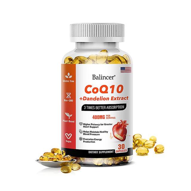 Vorallme 400 Mgorganicultra Highabsorptioncoenzymeq10 Promotes Cardiovascular And Heart Health And Provides Energy In Avegetarian Capsule 30 count-... on Productcaster.