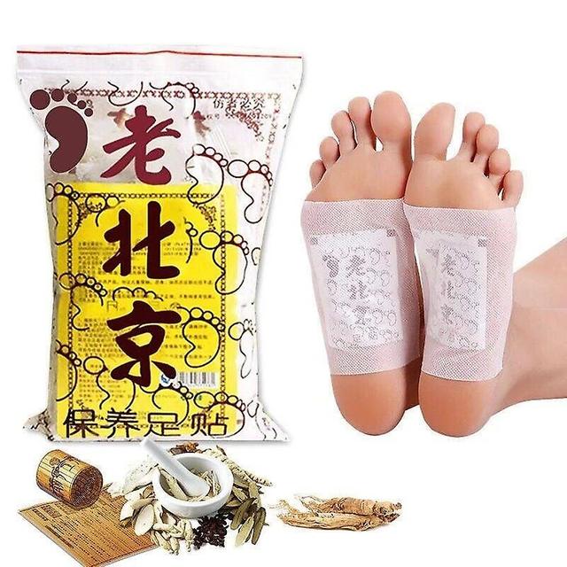 Ninesun 50Pcs Artemisia Argyi Detox Foot Patches Pads Toxins Feet Slimming Cleansing Herbal Body Health Adhesive Pads Bulk on Productcaster.