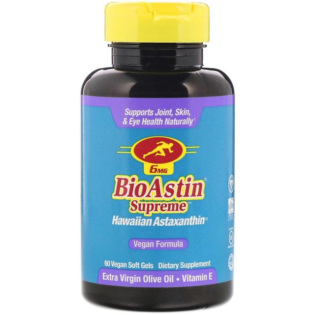 Nutrex Hawaii, BioAstin Supreme, 6 mg, 60 Vegan Soft Gels on Productcaster.