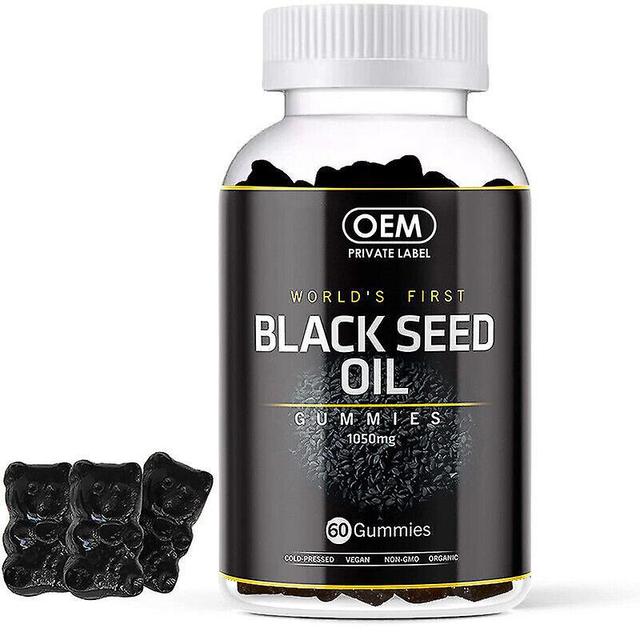 JDSM Black seed oil Gummies 60 Tablets Preventing Hair Loss and Promoting Growth 2Pcs on Productcaster.