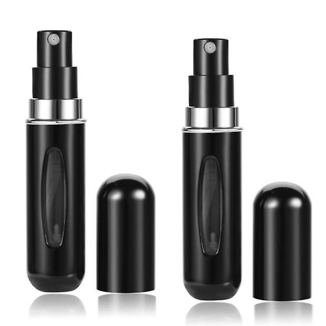 Black Mini Refill Perfume Bottles 2-pack Black 5 ml on Productcaster.