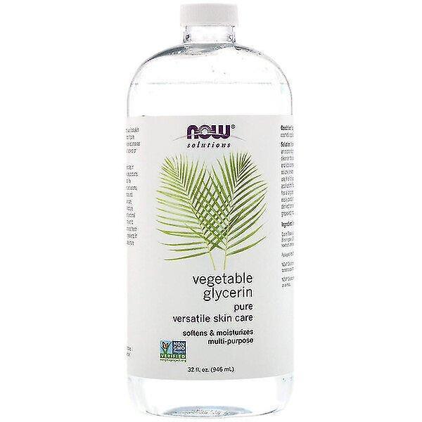 NOW Foods Agora Alimentos, Soluções, Glicerina Vegetal, 32 fl oz (946 ml) on Productcaster.