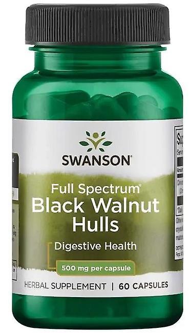 Swanson Black Walnut Hulls 500 mg 60 Capsulas 87614113623 on Productcaster.