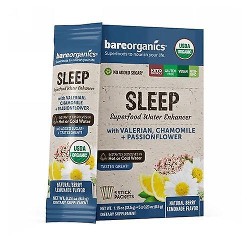 Bare Organics Sleep Blend Superfood Water Enhancer Stick, 5 Count (Pack of 1) on Productcaster.