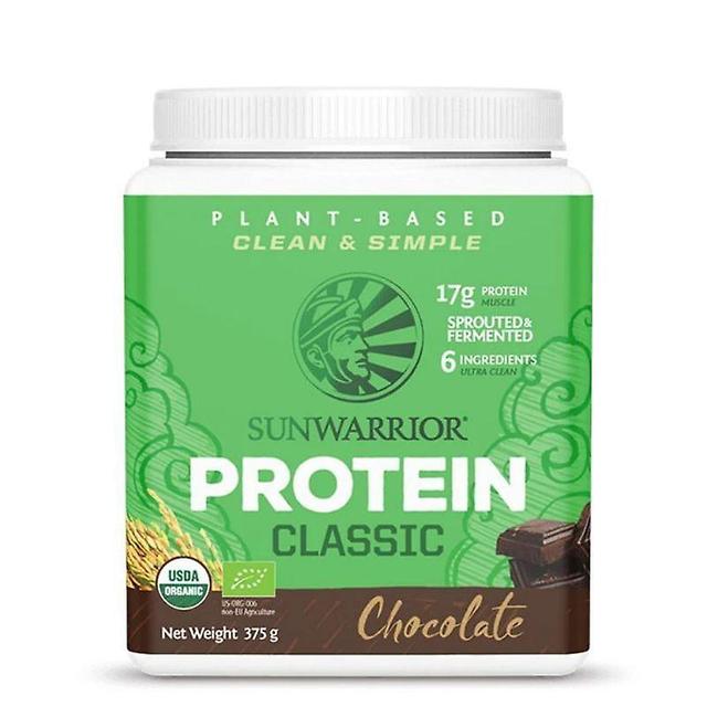 Sunwarrior Classic Organic Protein Chocolate 375g on Productcaster.