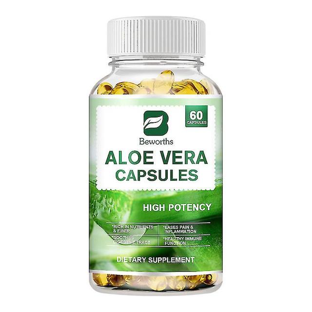 Guoguo Aloe Vera Tillägg Fettförbränning Matsmältning Hälsostöd Reglering Blodsocker För Kvinnor & Man Hälsa Multivitamin Kapsel 60pcs on Productcaster.