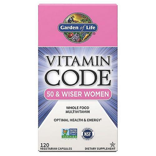 Garden of Life Vitamin Code, 50 & Wiser Women's Formula 120 Caps (Pack of 1) on Productcaster.