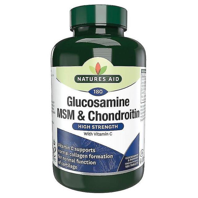 Nature's Aid Glucosamin MSM + Chondroitin Tabletten 180 (120250) on Productcaster.