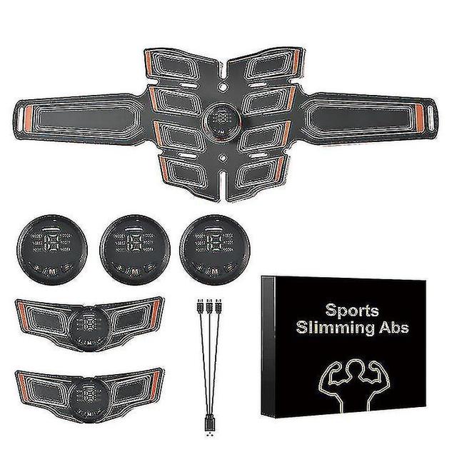 Abs Stimulator Spieroefening, Smart Fitness Ems Machine voor mannen 0range on Productcaster.