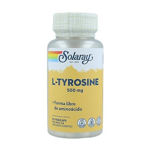 Solaray L-tyrosiini 50 kasviskapselia 500mg on Productcaster.