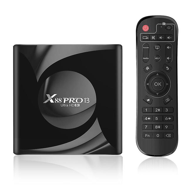 Androids 13 Low Latency Smarts Tv Box High-definition Medias Player For Home Bedroom 2G 16G US plug on Productcaster.