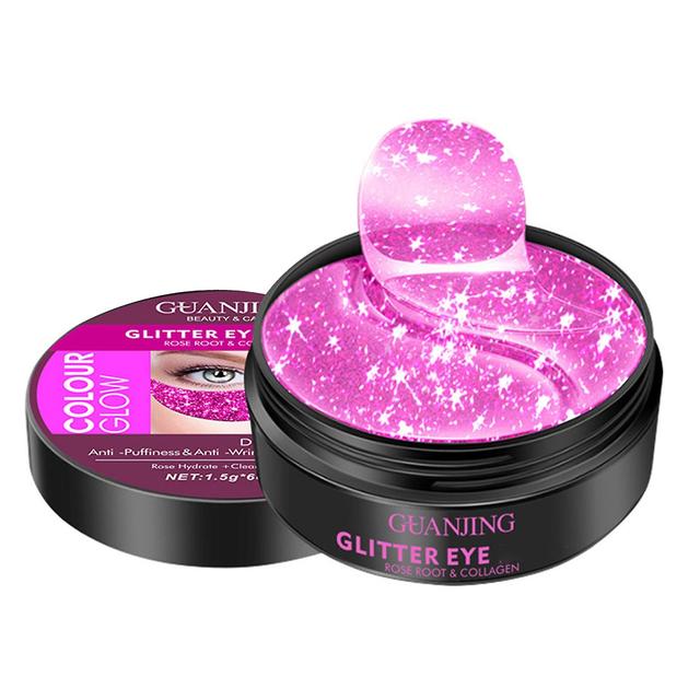 60kpl/setti 1,5g silmälaastari glitter palauttaa ihon kimmoisuuden luonnollinen uute tähtisilmähyaluroni ikääntymistä estävä turvotuslaastari naist... on Productcaster.