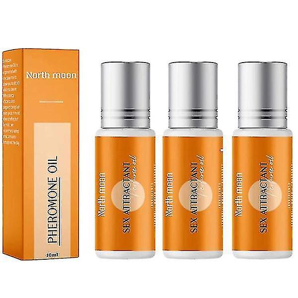 Naturale Roll-on Pheromone Infuso Profumo Olio Essenziale Colonia, Unisex attrae uomini e donne, Feromone di lunga durata 3Pcs on Productcaster.