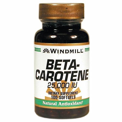 Windmill Health Beta Carotene,25,000 IU,100 Softgels (Pack of 1) on Productcaster.