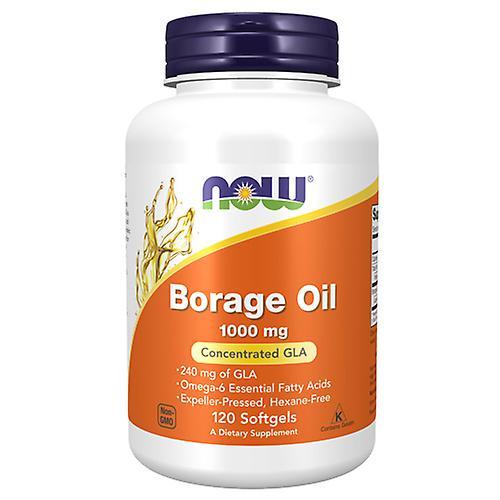 Now Foods Borage Oil, 1000 mg, 120 Sgels (Pack of 4) on Productcaster.