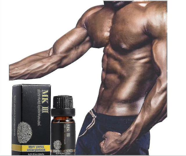 2pcs Mk Huile Essentielle Augmenter l'Huile de Massage Homme 10ml on Productcaster.