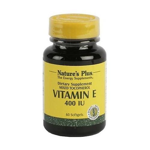 Nature's Plus Vitamin E 60 softgels on Productcaster.