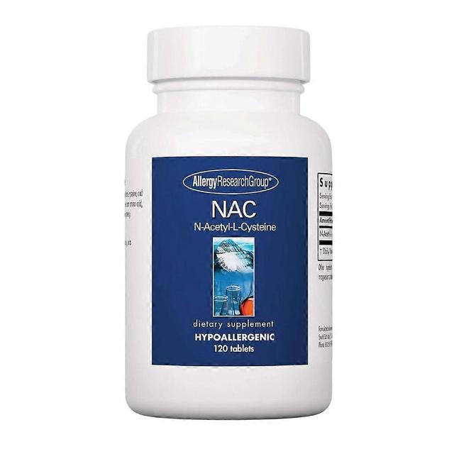 Allergy Research Group NAC (N-Acetyl-L-Cysteine) 500mg Tablets 120 on Productcaster.