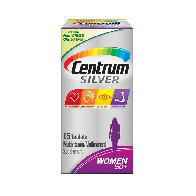 Centrum silver multivitamins for women over 50, multivitamin/multimineral supplement with vitamin d3, b vitamins, calcium and antioxidants - 65 count on Productcaster.