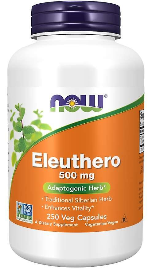 Now Foods Eleuthero 500 mg 250 Capsule 733739040336 on Productcaster.