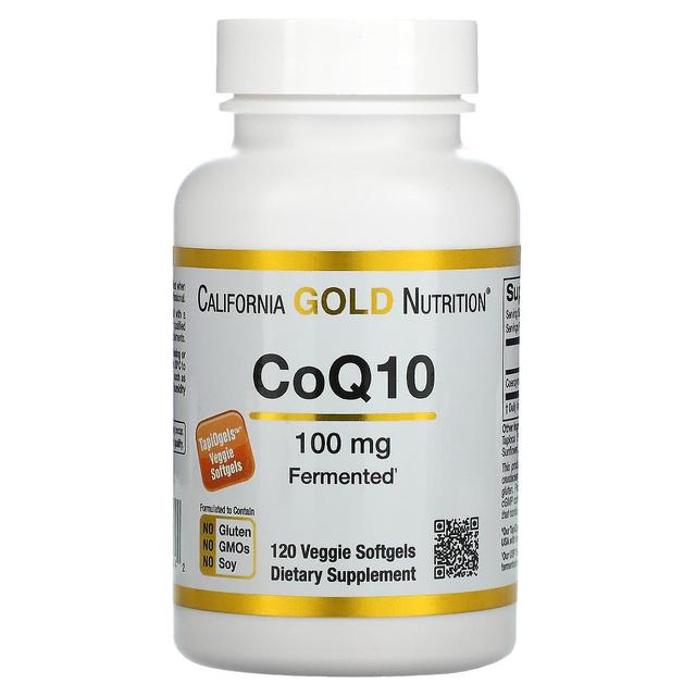 California Gold Nutrition Kalifornien Guld Näring, CoQ10, 100 mg, 120 Veggie Softgels on Productcaster.