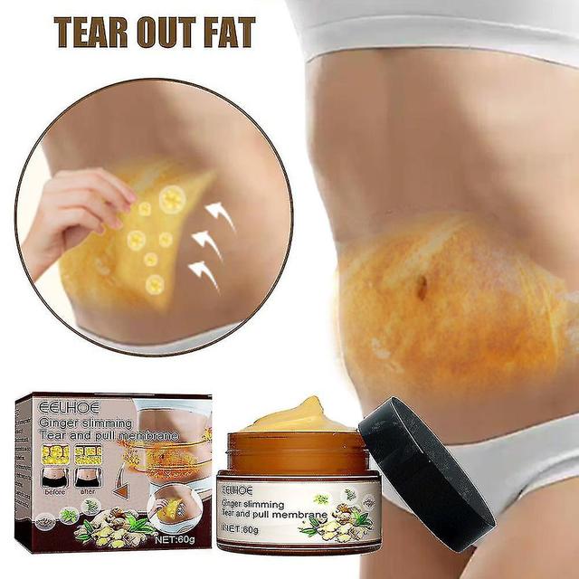 Youlaicai 60g Ginger Slimming Tear And Pull Membrane Body Sculpting Fat Burning Losing Weight Ginger Tearable Mask on Productcaster.