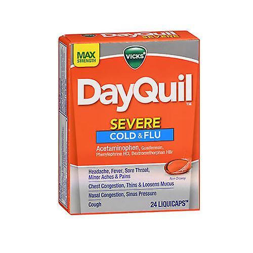 DayQuil Dayquil Severe Cold & Flu Liquicaps, 24 Caps (Pack of 1) on Productcaster.