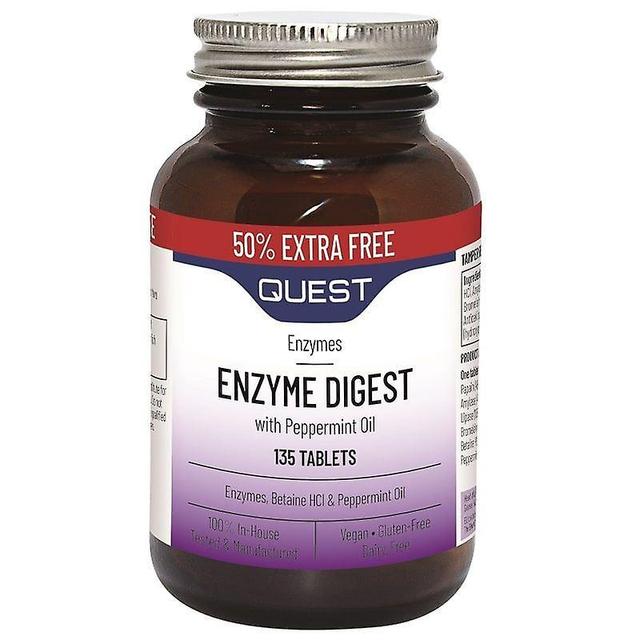 Quest Vitamins Quest vitamíny enzým Digest Tabs 135 (P601450) on Productcaster.